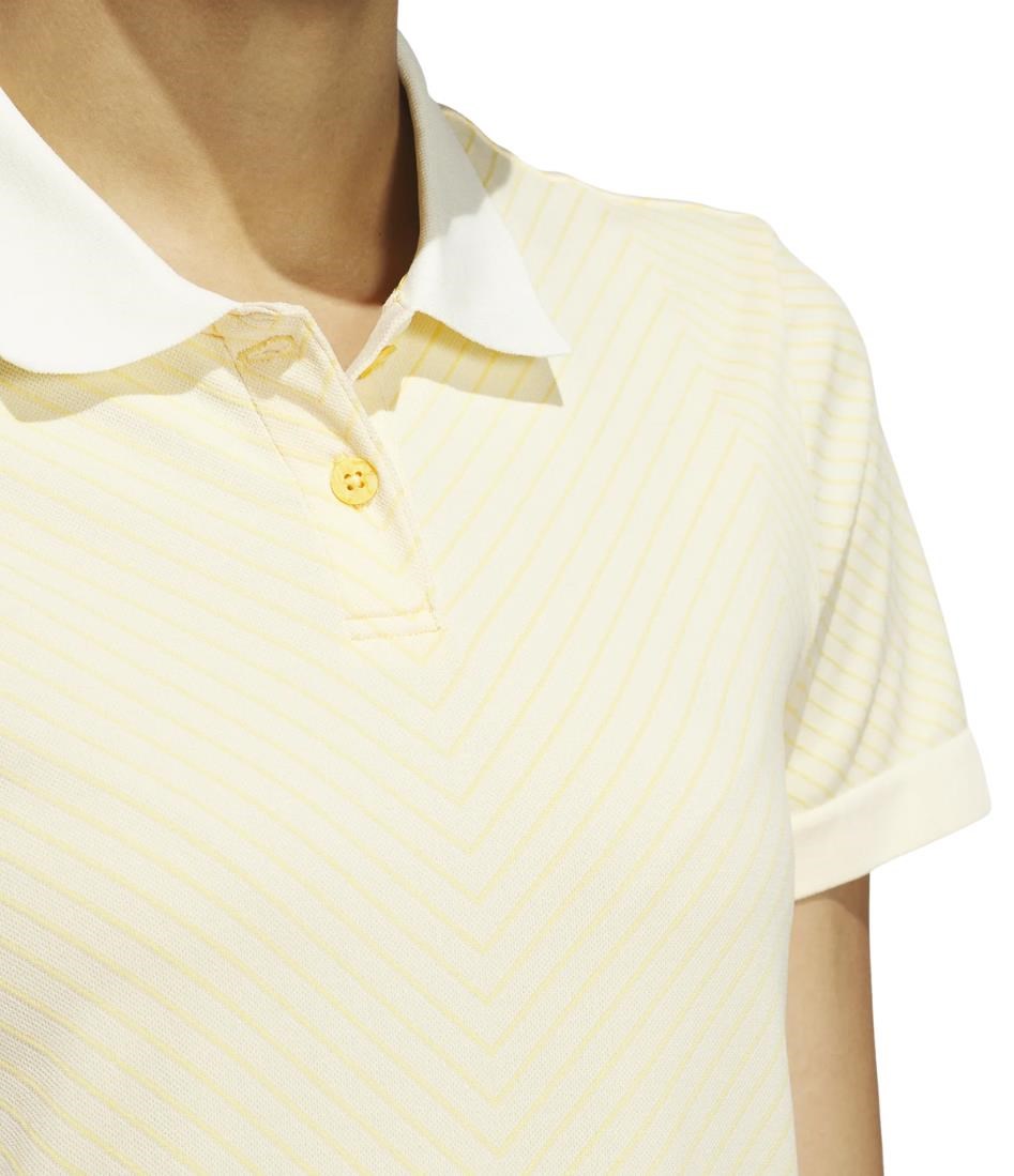 Adidas Ultimate365 Tour PrimeKnit Damen Poloshirt, gelb
