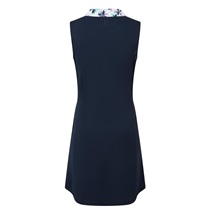 FootJoy Floral Trim Golf Damen Golfkleid, dunkelblau
