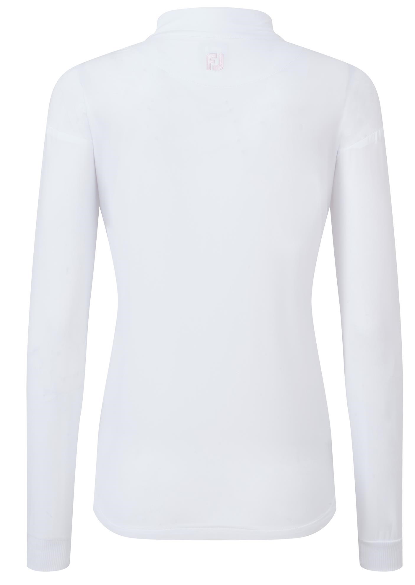FootJoy Lightweight Full-Zip Damenjacke, weiss/rosa