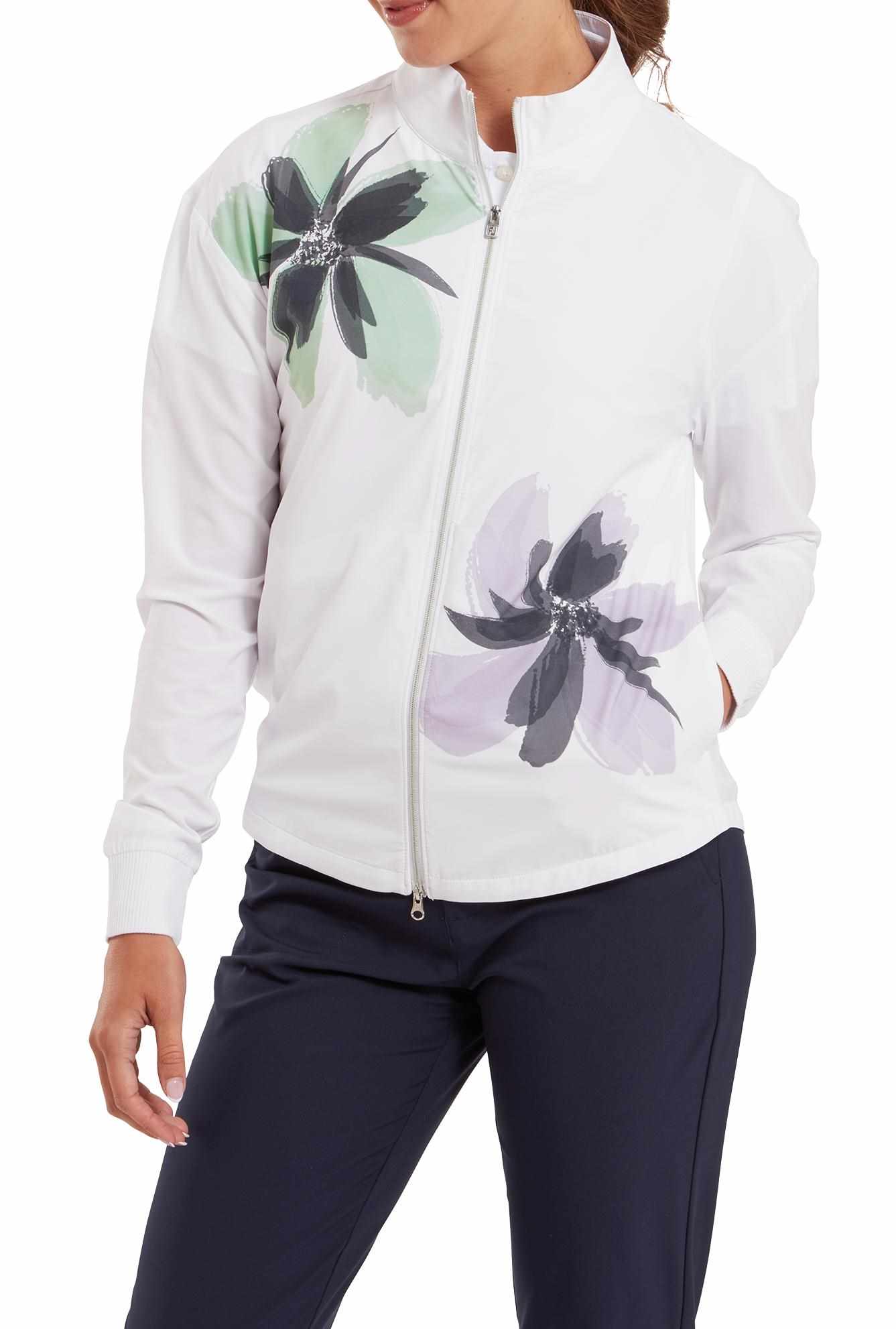 FootJoy Lightweight Full-Zip Damenjacke, weiss