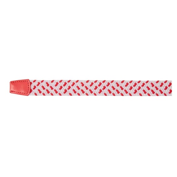 FootJoy Braided Damen Gürtel, rot/weiss/rosa
