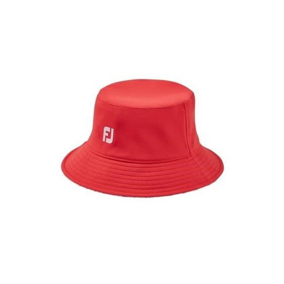 FootJoy Reversible Damen Bucket Hut, rot