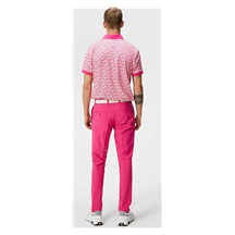 J.Lindeberg Tour Tech Regular Fit Print Herren Poloshirt, geo powder pink