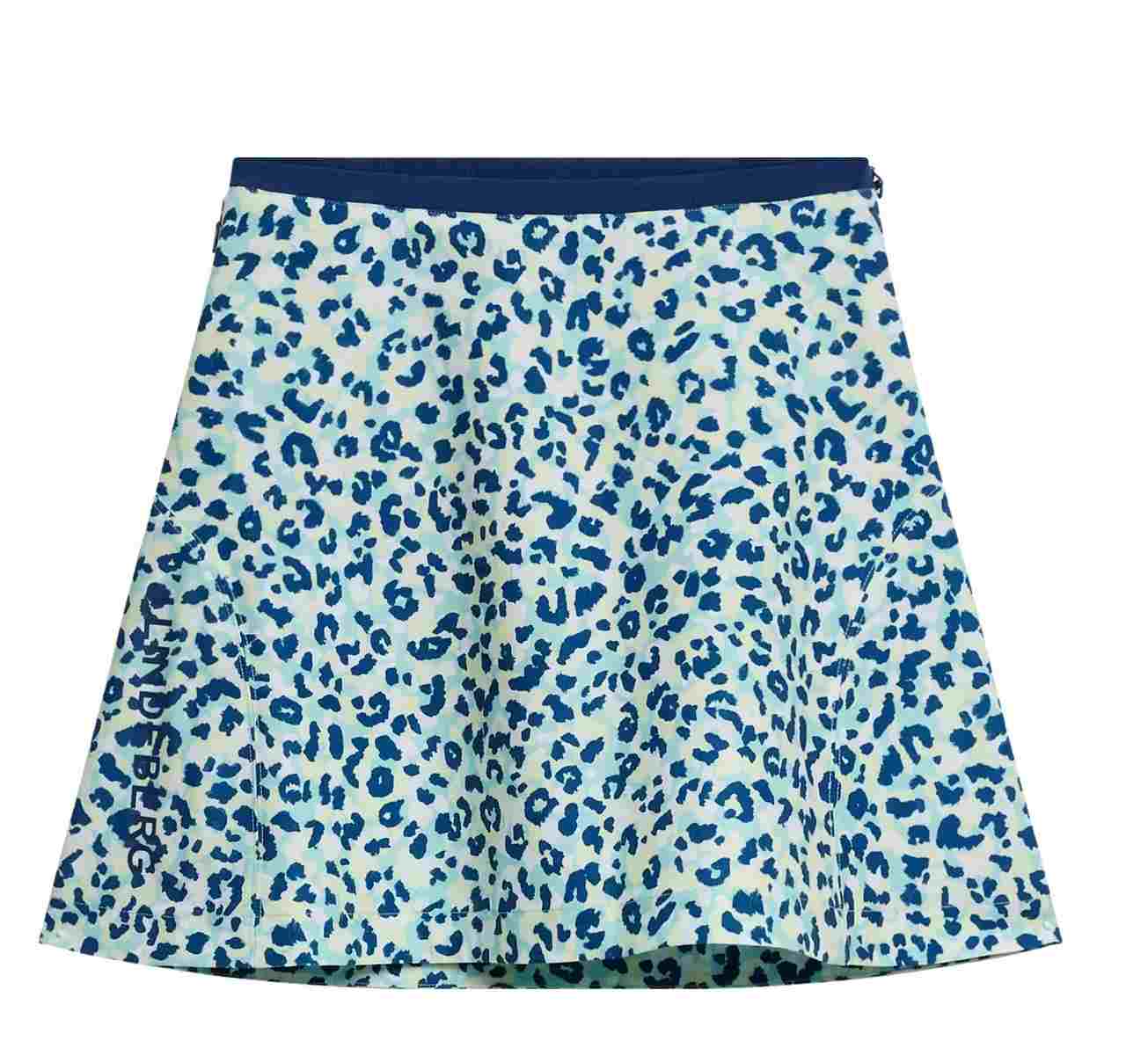J.Lindeberg Themba Golfrock, leopard aruba blue