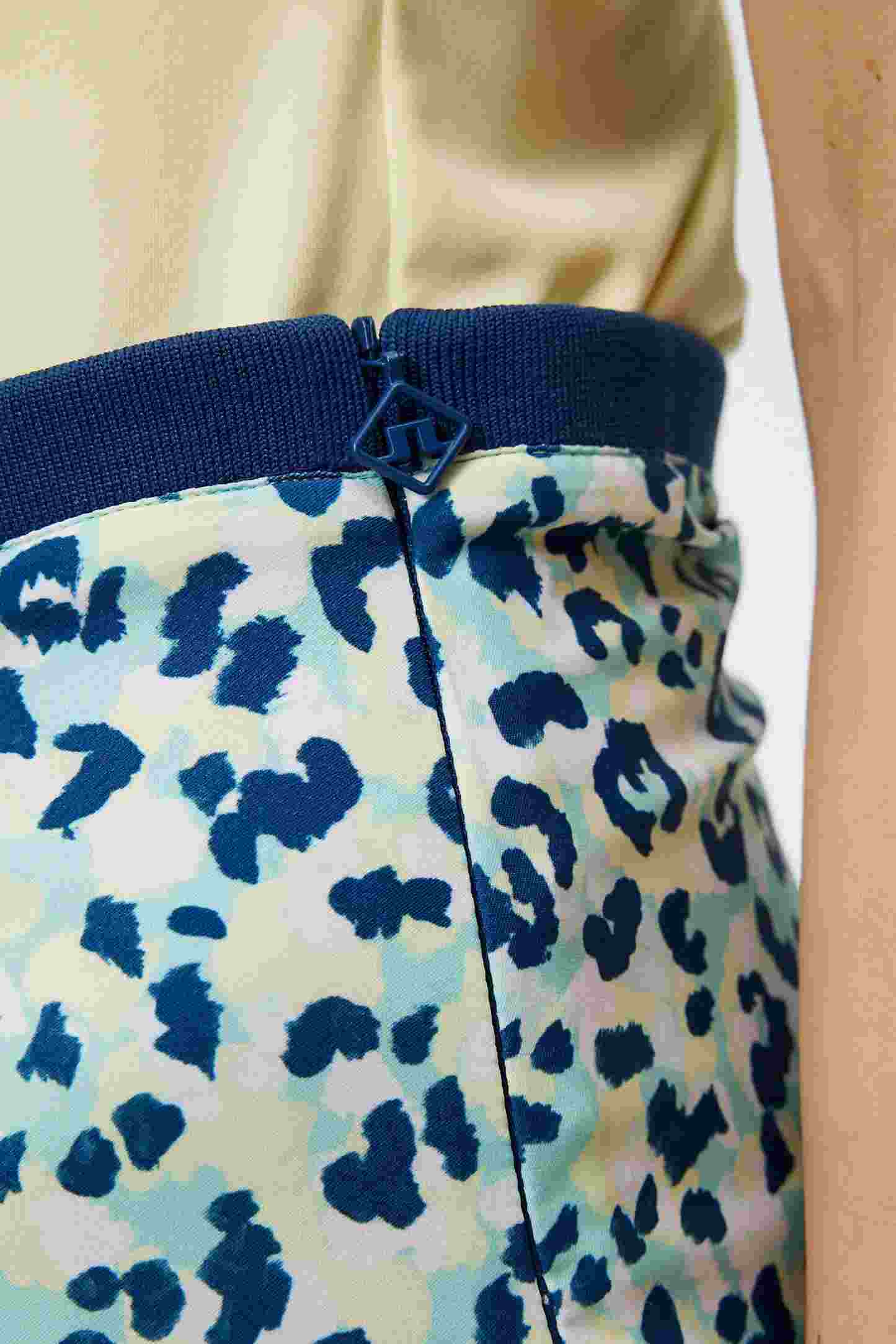J.Lindeberg Themba Golfrock, leopard aruba blue