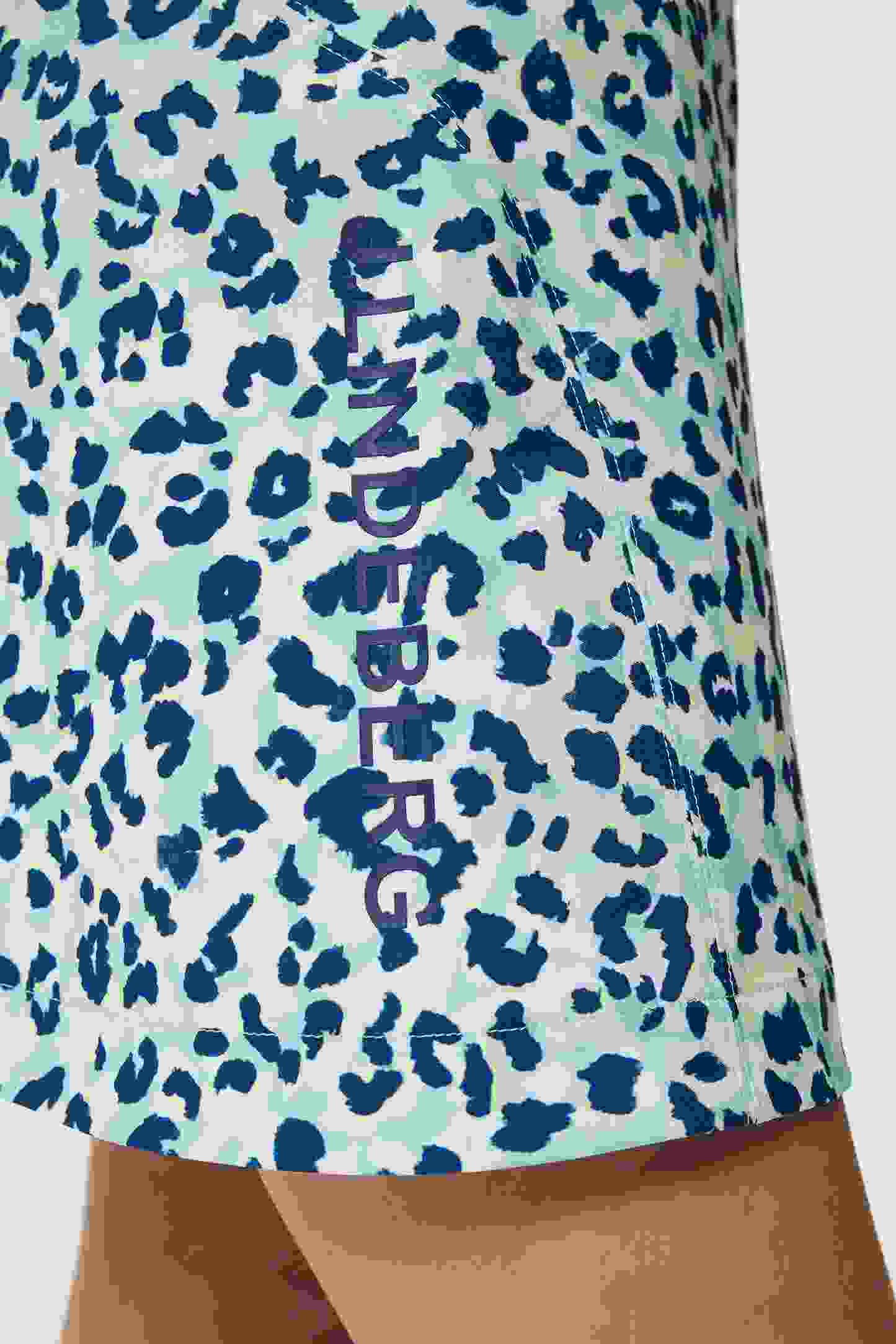 J.Lindeberg Themba Golfrock, leopard aruba blue