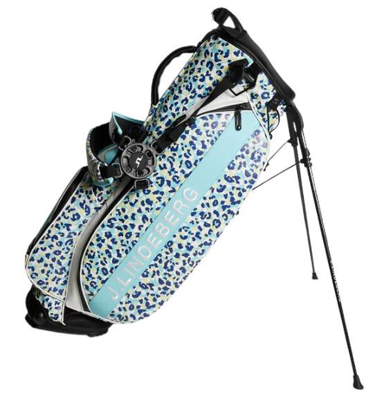 J.Lindeberg play Standbag, leopard aruba blue
