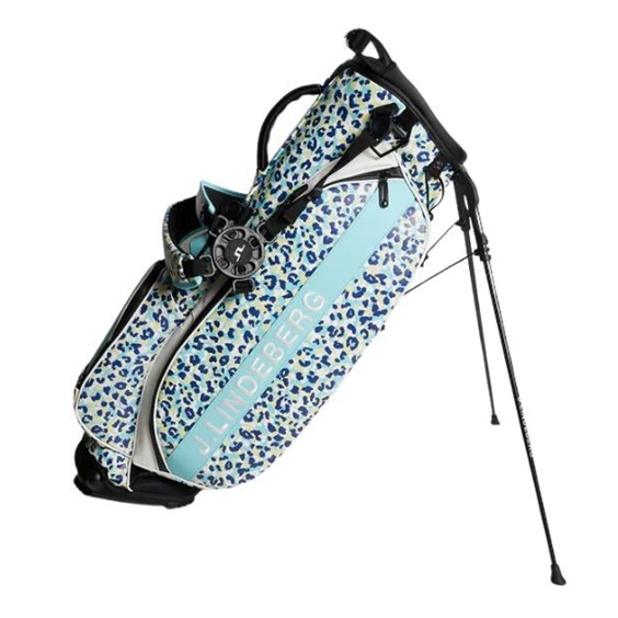 J.Lindeberg play Standbag, leopard aruba blue