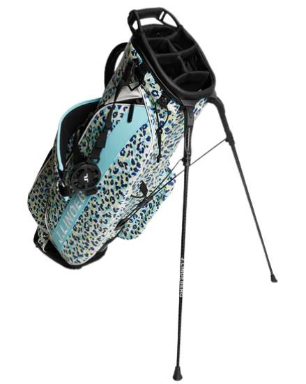 J.Lindeberg play Standbag, leopard aruba blue