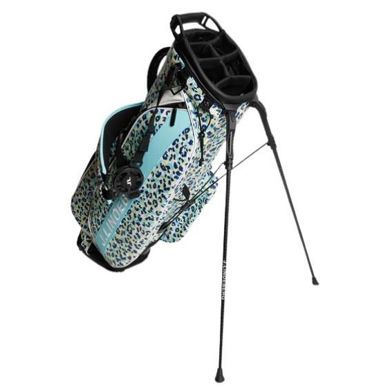 J.Lindeberg play Standbag, leopard aruba blue