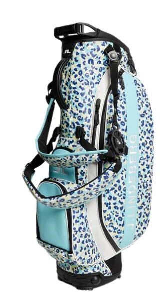 J.Lindeberg play Standbag, leopard aruba blue