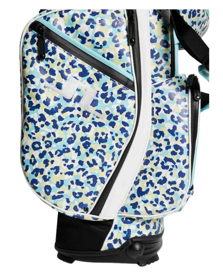 J.Lindeberg play Standbag, leopard aruba blue