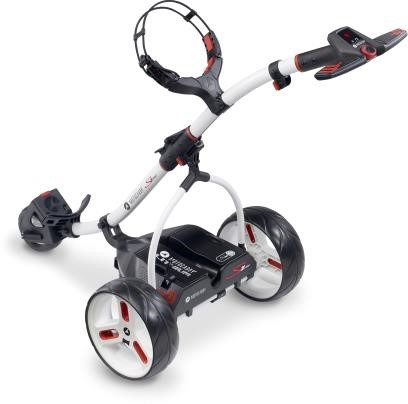 Motocaddy S1 PRO E-Trolley - weiß/rot