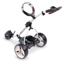 Motocaddy S1 PRO E-Trolley - weiß/rot