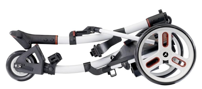 Motocaddy S1 PRO E-Trolley - weiß/rot