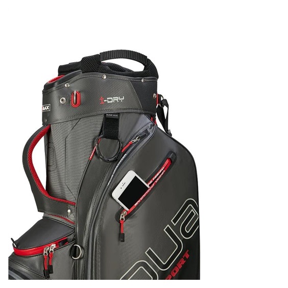 Big Max Aqua Sport 4 cart bag, grau/rot