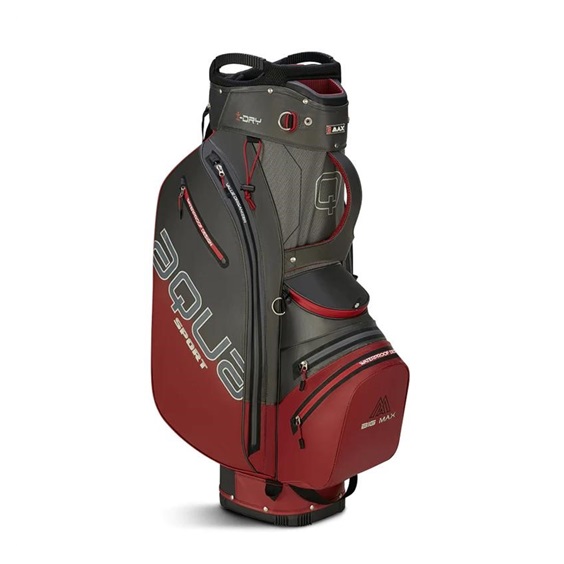 Big Max Aqua Sport 4 cart bag, grau/weinrot