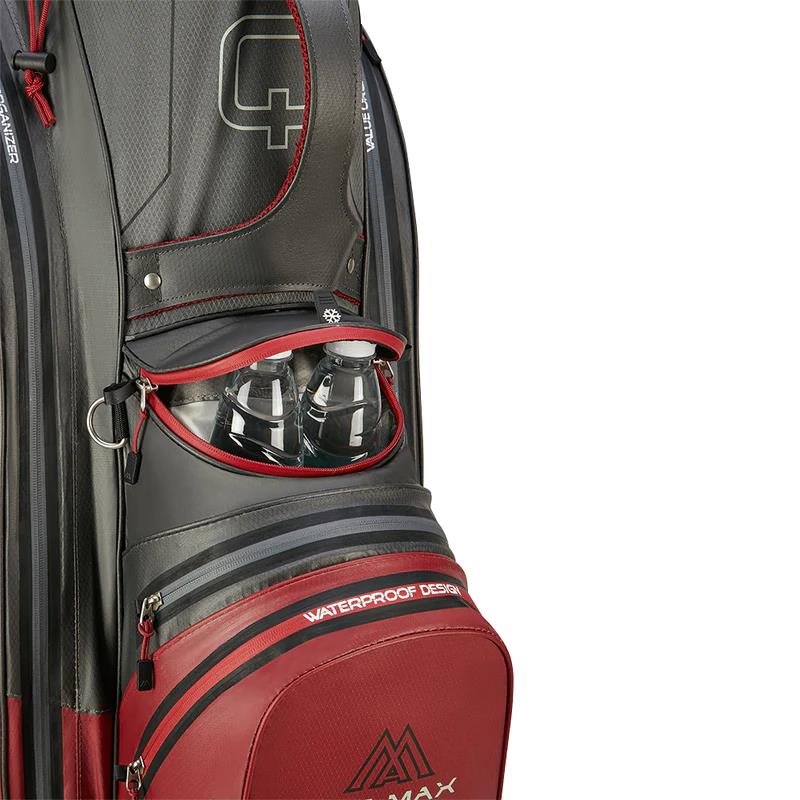 Big Max Aqua Sport 4 cart bag, grau/weinrot