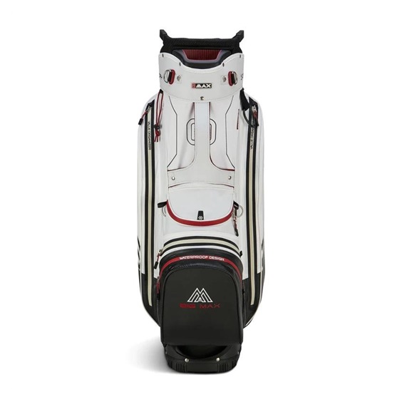 Big Max Aqua Sport 4 cart bag, off-white/schwarz/weinrot