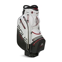 Big Max Aqua Sport 4 cart bag, off-white/schwarz/weinrot
