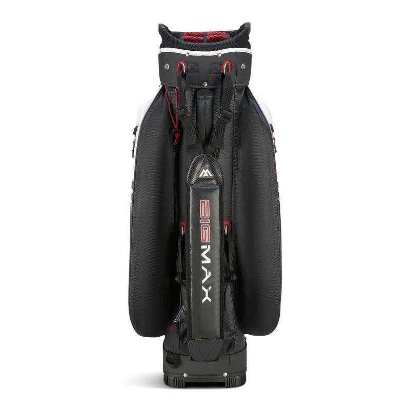 Big Max Aqua Sport 4 cart bag, off-white/schwarz/weinrot