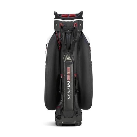 Big Max Aqua Sport 4 cart bag, off-white/schwarz/weinrot