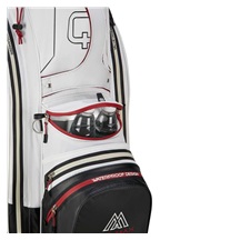 Big Max Aqua Sport 4 cart bag, off-white/schwarz/weinrot