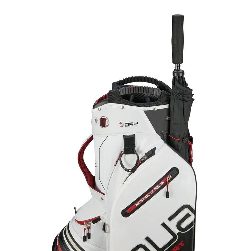 Big Max Aqua Sport 4 cart bag, off-white/schwarz/weinrot
