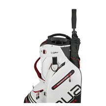 Big Max Aqua Sport 4 cart bag, off-white/schwarz/weinrot