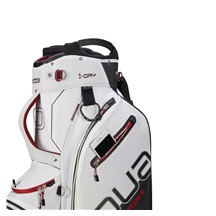 Big Max Aqua Sport 4 cart bag, off-white/schwarz/weinrot