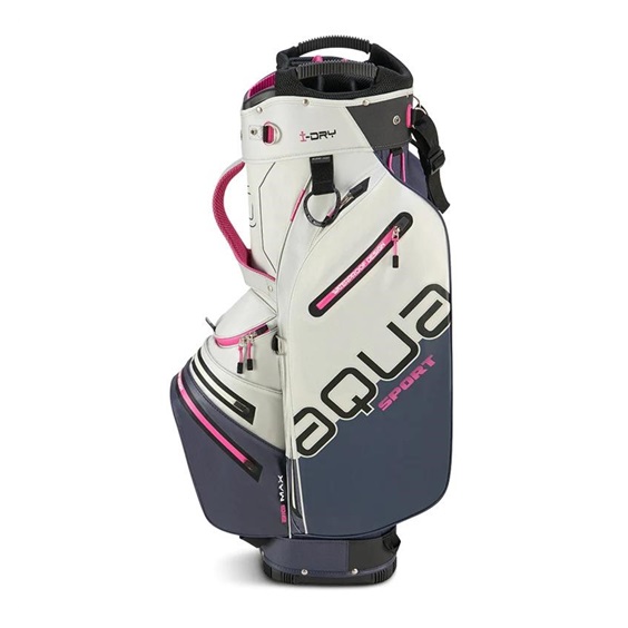 Big Max Aqua Sport 4 cart bag, weiss/dunkelblau/rosa