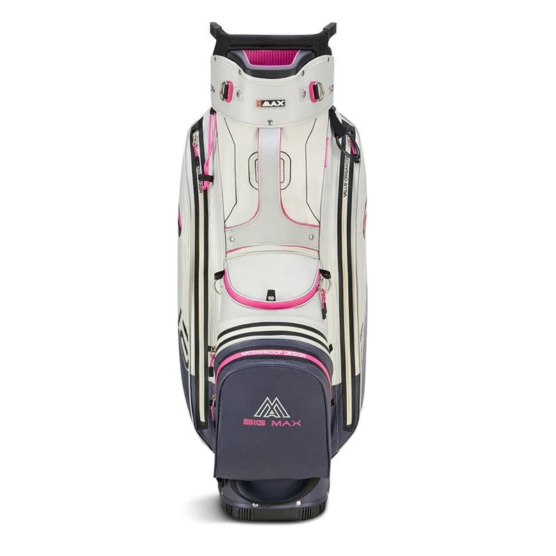 Big Max Aqua Sport 4 cart bag, weiss/dunkelblau/rosa