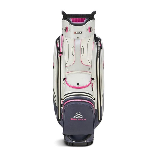 Big Max Aqua Sport 4 cart bag, weiss/dunkelblau/rosa