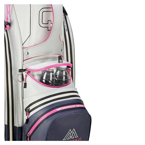 Big Max Aqua Sport 4 cart bag, weiss/dunkelblau/rosa