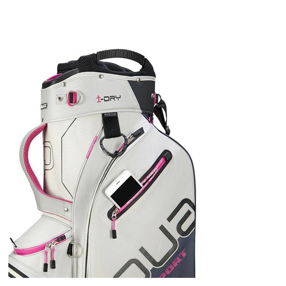 Big Max Aqua Sport 4 cart bag, weiss/dunkelblau/rosa