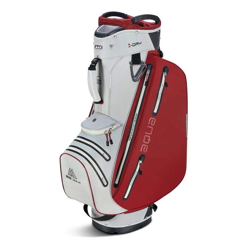 Big Max Aqua Style 4 Cartbag, weiss/weinrot