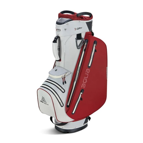 Big Max Aqua Style 4 Cartbag, weiss/weinrot