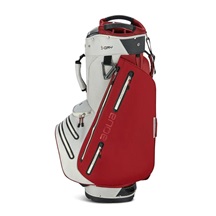 Big Max Aqua Style 4 Cartbag, weiss/weinrot