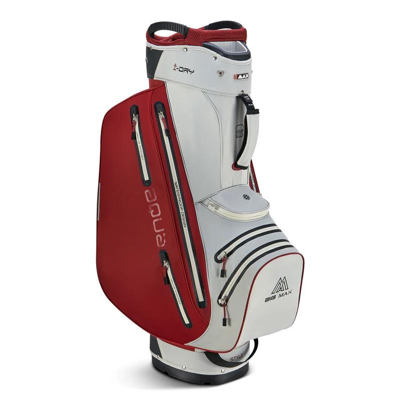 Big Max Aqua Style 4 Cartbag, weiss/weinrot