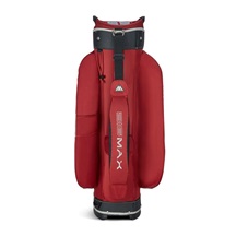 Big Max Aqua Style 4 Cartbag, weiss/weinrot