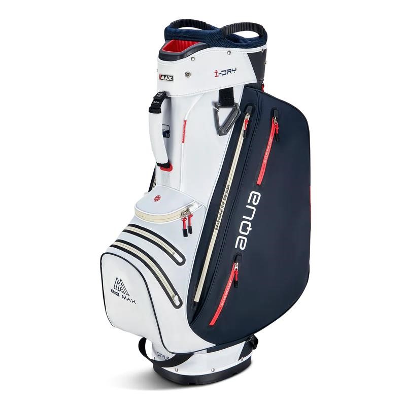 Big Max Aqua Style 4 Cartbag, weiss/dunkelblau/rot