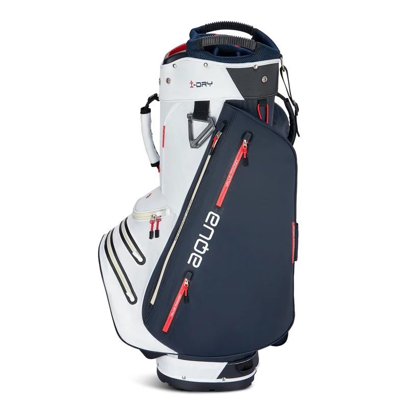 Big Max Aqua Style 4 Cartbag, weiss/dunkelblau/rot