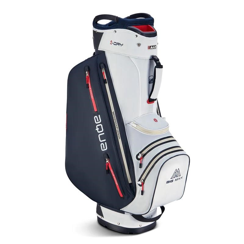 Big Max Aqua Style 4 Cartbag, weiss/dunkelblau/rot