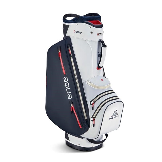 Big Max Aqua Style 4 Cartbag, weiss/dunkelblau/rot