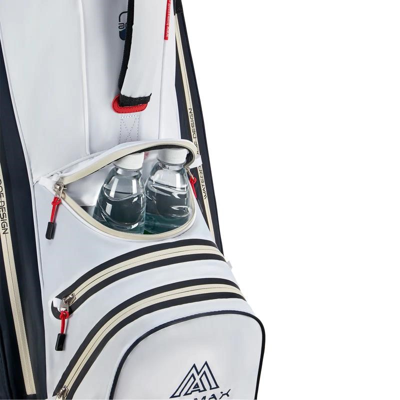 Big Max Aqua Style 4 Cartbag, weiss/dunkelblau/rot