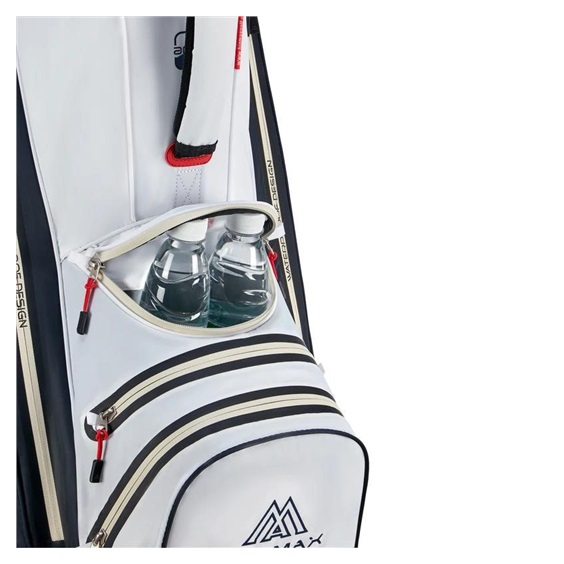 Big Max Aqua Style 4 Cartbag, weiss/dunkelblau/rot