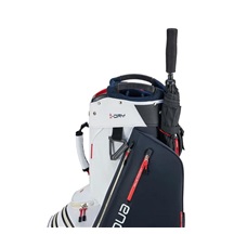 Big Max Aqua Style 4 Cartbag, weiss/dunkelblau/rot