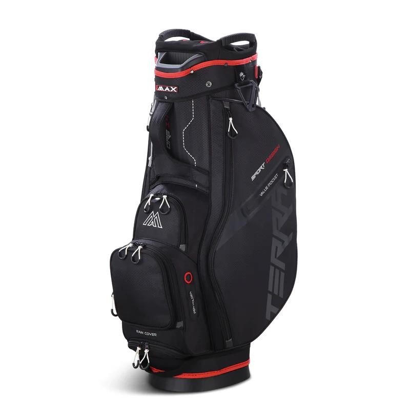 Big Max Terra Sport cart bag, schwarz/rot