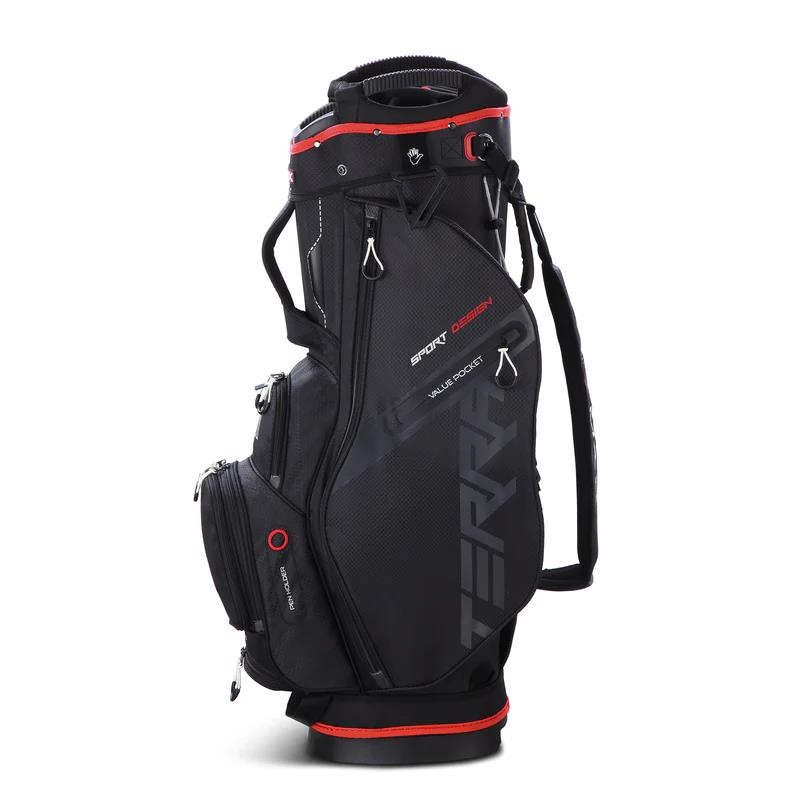 Big Max Terra Sport cart bag, schwarz/rot