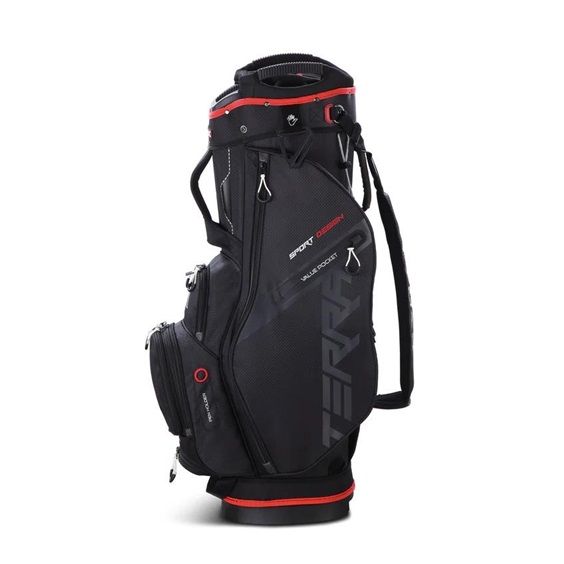 Big Max Terra Sport cart bag, schwarz/rot